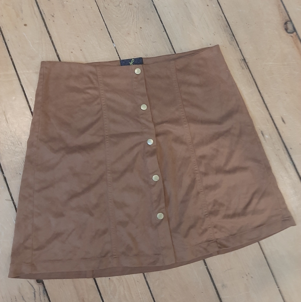 Vegan Suede skirt